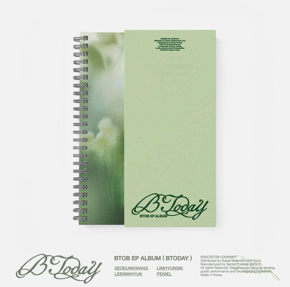 [Ready Stock] BTOB Btoday Album (Photobook Version)